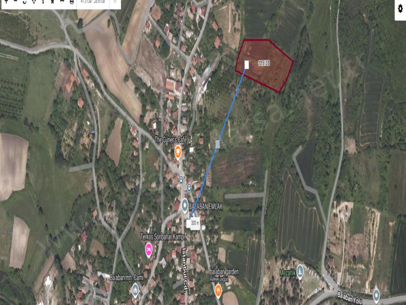 Arnavutköy Balabanda Satılık Tarla , 9,139 m2 Müstakil Evlerin Yakını