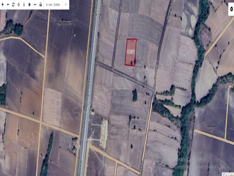 Edirne Uzunköprü Hamidiye Köyünde Satılık Arsa , 170 M2 Hisseli 