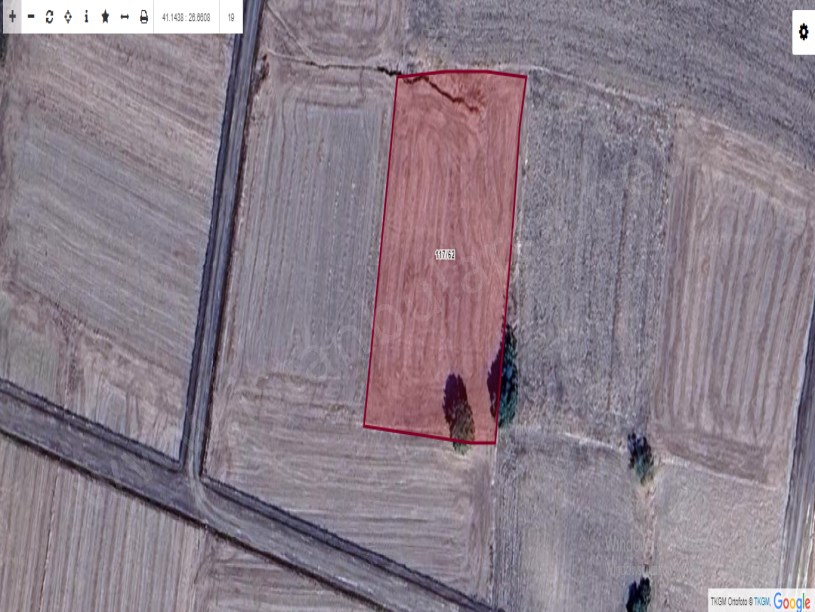 Edirne Uzunköprü Hamidiye Köyünde Satılık Arsa , 170 M2 Hisseli 