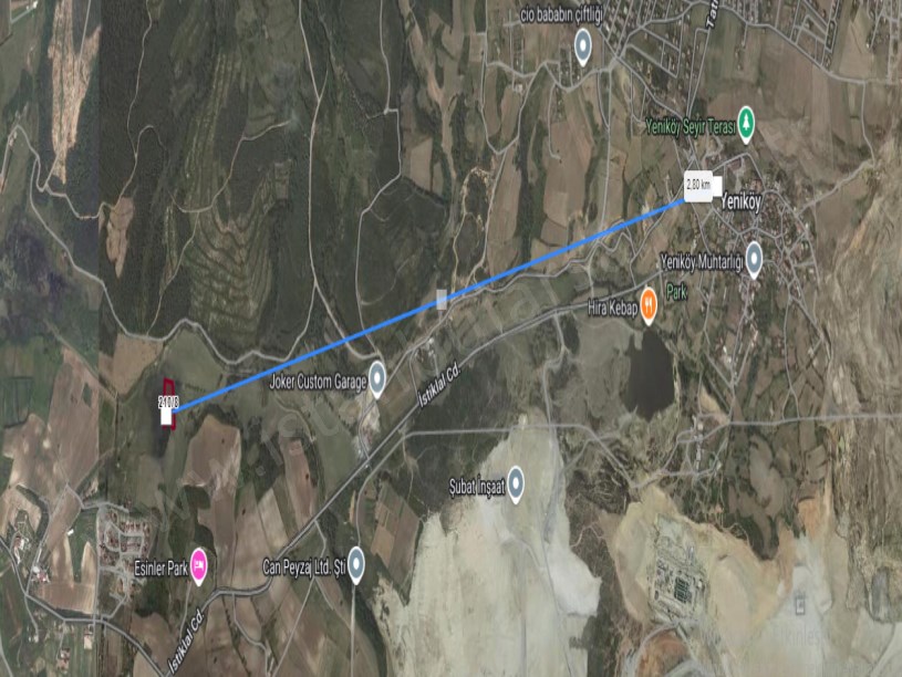 Arnavutköy Yeniköyde Satılık Arsa , 176 M2 Hisseli Evlerin Yakını