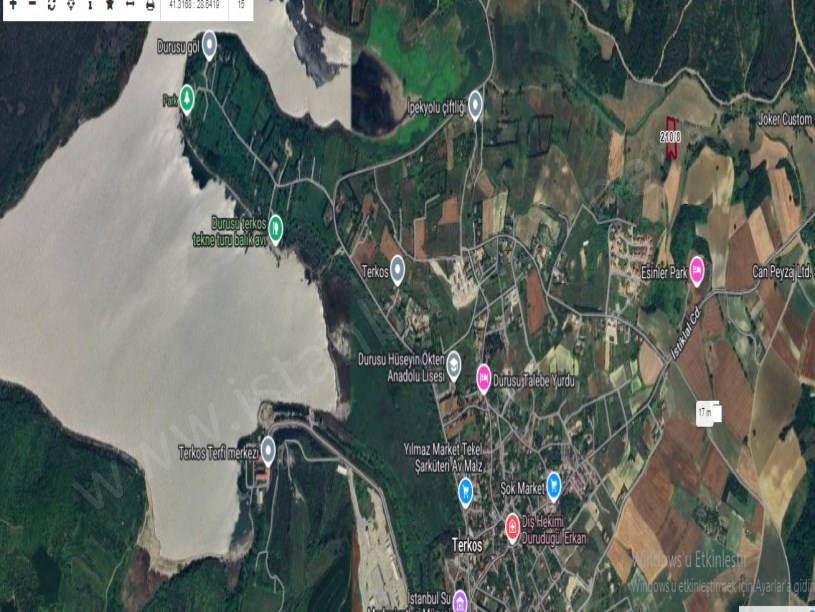 Arnavutköy Yeniköyde Satılık Arsa , 176 M2 Hisseli Evlerin Yakını