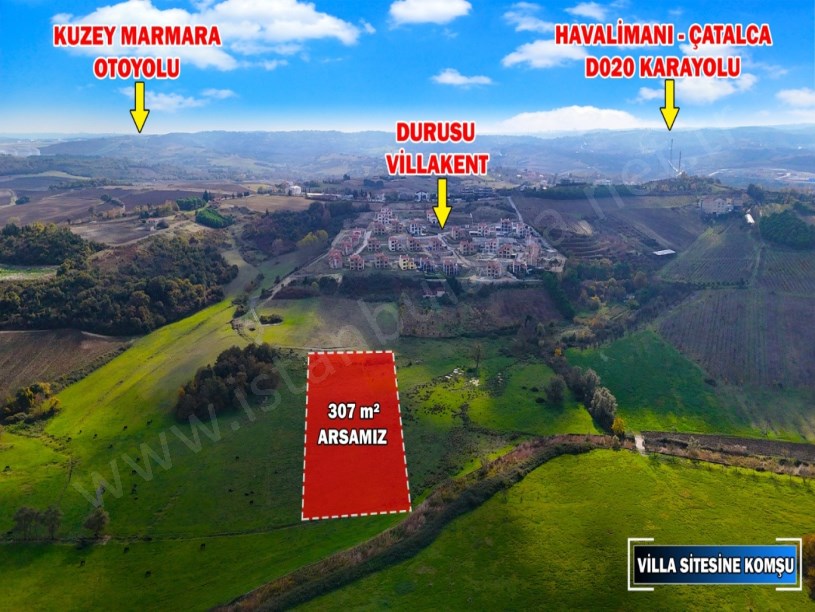 Arnavutköy Yeniköyde Satılık Arsa , 307 M2 Yolu Var Hisseli