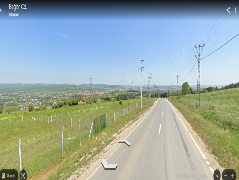 Çatalca İnceğizde Satılık Arsa , 1,100 M2 Cadde Cephe Evlerin Yakını Hisseli