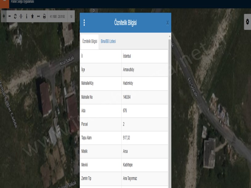 Arnavutköy Hadımköyde Satılık Arsa , 517 M2 3 Kat İmarlı Merkezde 