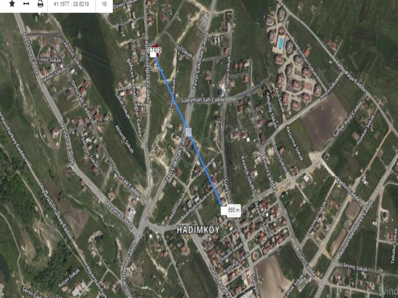 Arnavutköy Hadımköyde Satılık Arsa , 517 M2 3 Kat İmarlı Merkezde 