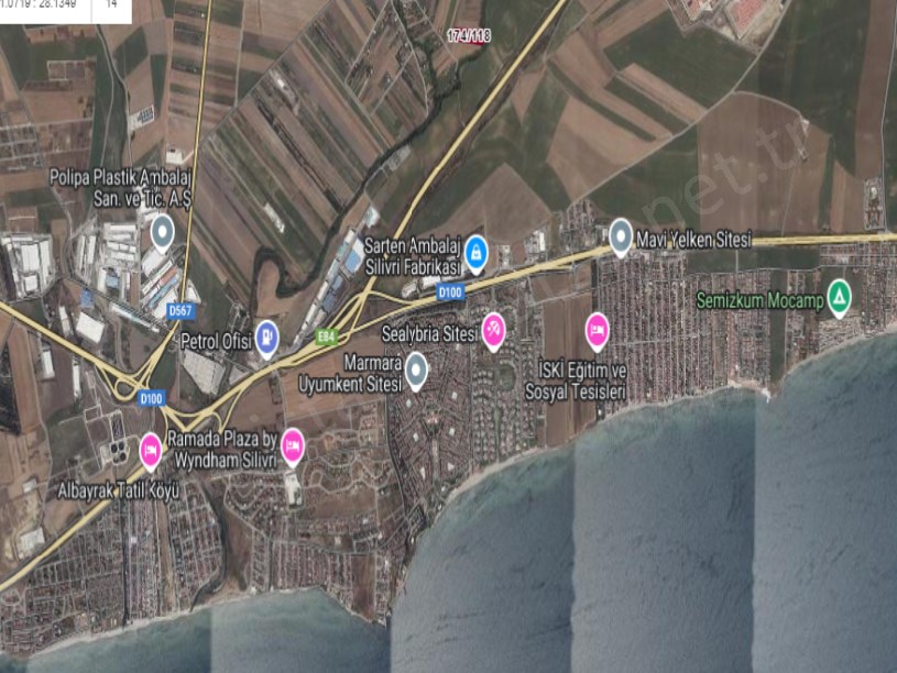 Silivri Çeltik Mah, Satılık Arsa , 402 m2 Yolu Var Çapı Mevcut