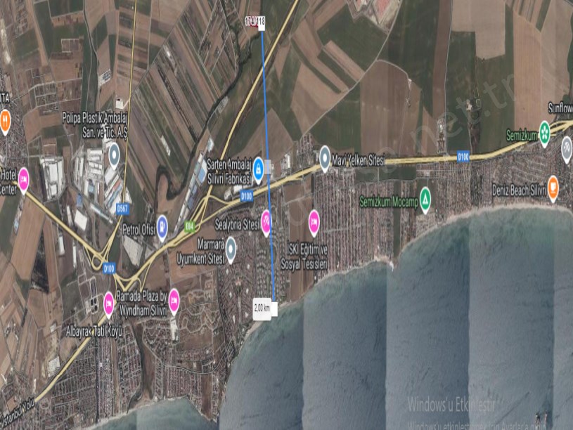 Silivri Çeltik Mah, Satılık Arsa , 402 m2 Yolu Var Çapı Mevcut