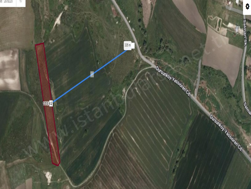 Arnavutköy Dursunköyde Satılık Arsa , 200 m2 Hisseli Yolu Var