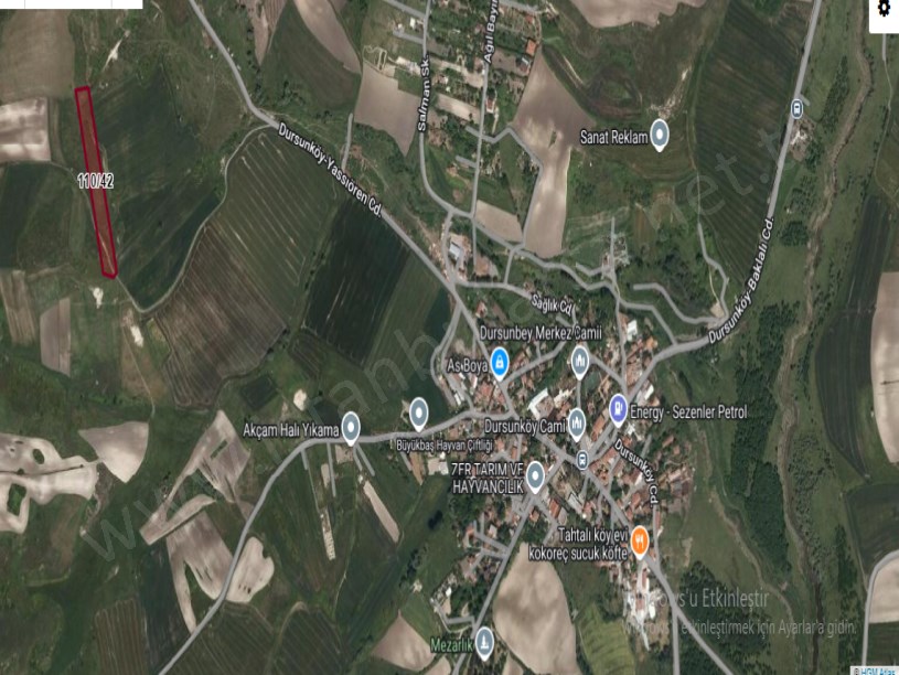 Arnavutköy Dursunköyde Satılık Arsa , 200 m2 Hisseli Yolu Var