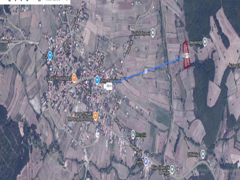 Çatalca Çiftlikköyde Satılık Arsa , 267 M2 Yolu Var Evlerin Yakını