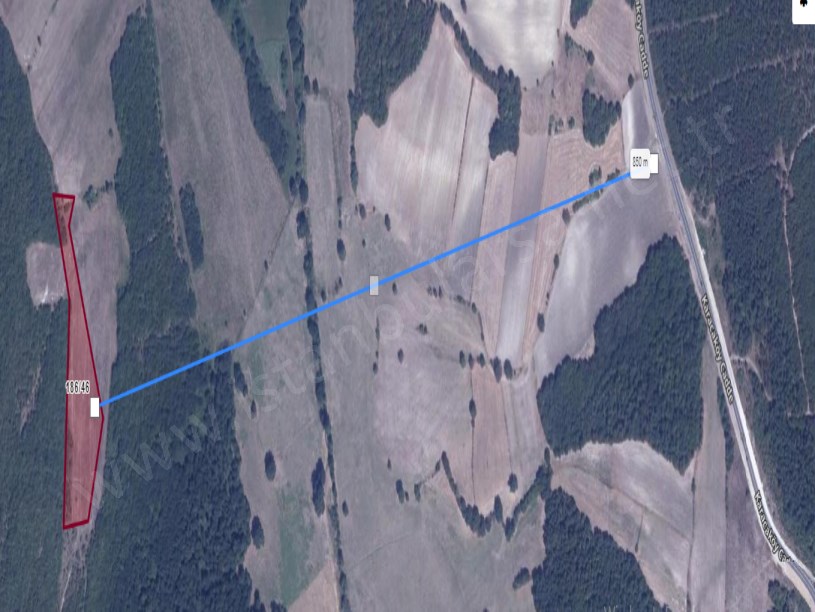 Çatalca Çiftlikköyde Satılık Arsa , 970 M2 Çaplı Muvafakatnameli
