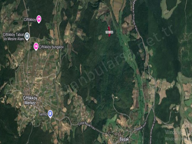 Çatalca Çiftlikköyde Satılık Arsa , 970 M2 Çaplı Muvafakatnameli