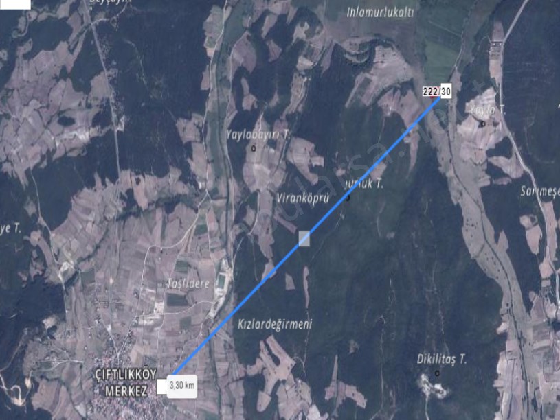 Çatalca Çiftlikköyde Satılık Arsa , 257 M2 Evlerin Yakını Yolu Var