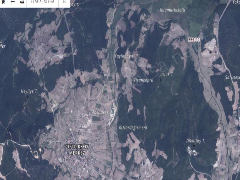 Çatalca Çiftlikköyde Satılık Arsa , 257 M2 Evlerin Yakını Yolu Var