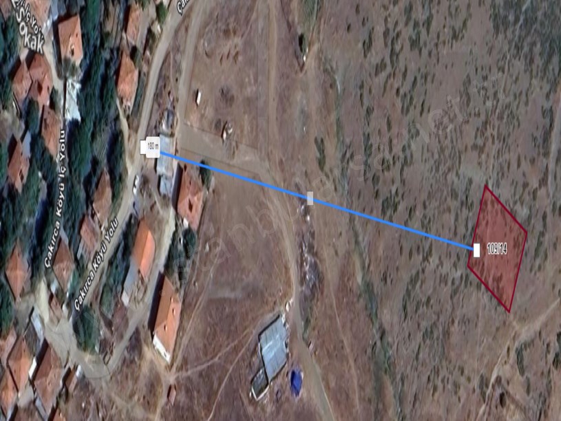 Balıkesir Dursunbey Çakırca Mah , Satılık Arsa , 549 m2 Yolu Var Müstakil Köy İçi