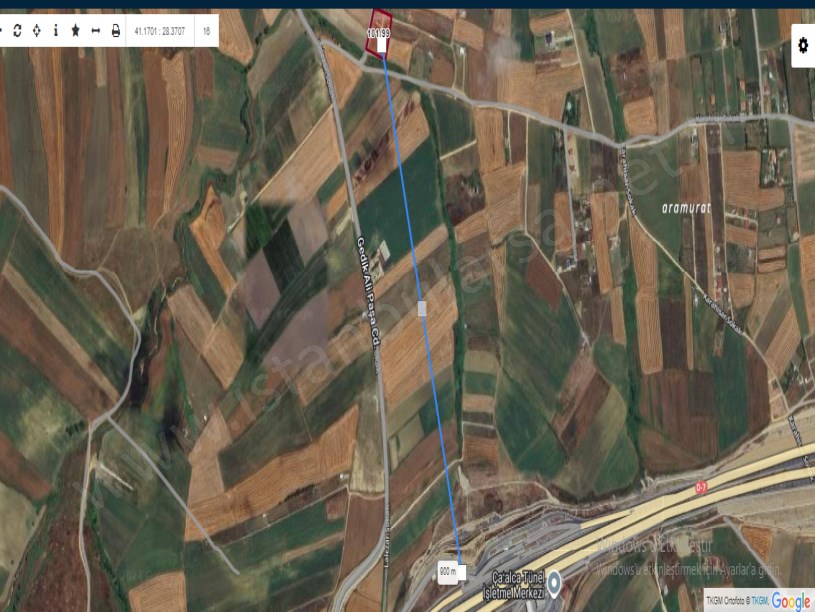 Çatalca Elbasanda Satılık Arsa , 243 m2 Çevrili Çaplı Yolu Var Evlerin Yakını