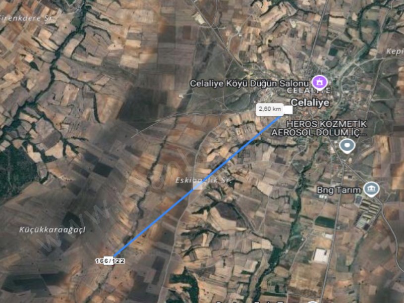 Kırklareli Lüleburgaz Celaliyede Satılık Tarla ,2,789 M2 Müstakil Resmi Yolu Var