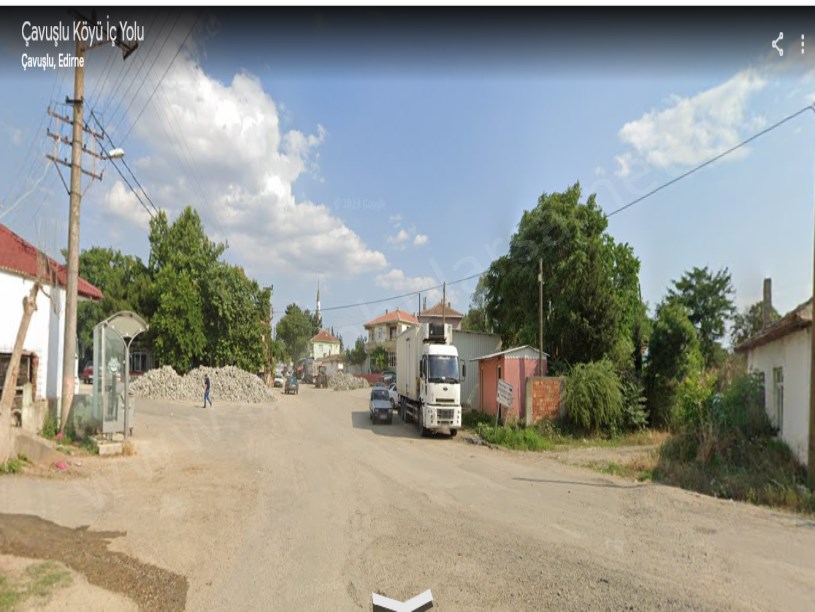 Edirne Uzunköprü Çavuşlu Köyünde Satılık Arsa , 1,329 m2 İmarlı Tek Tapu Köy İçinde