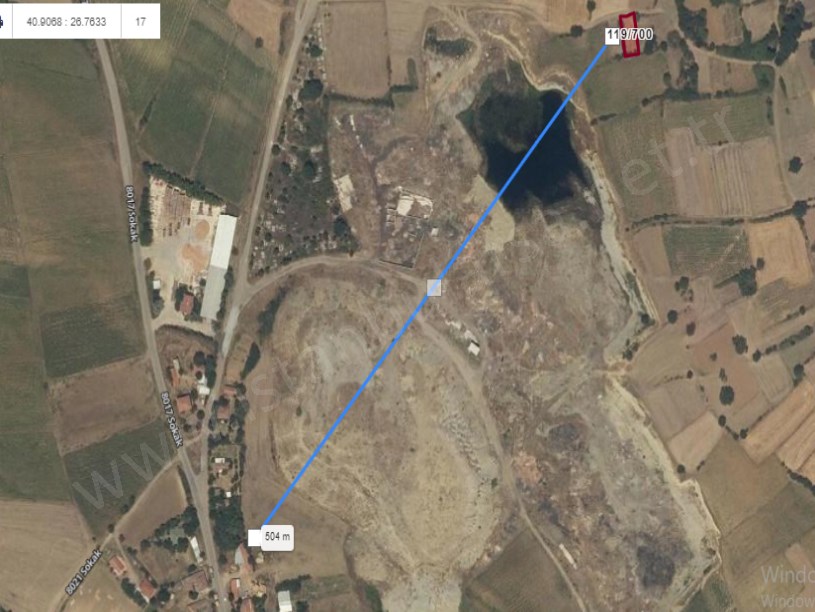 Tekirdağ Malkara Yaylagöne Mah , Satılık Tarla , 412 m2 Müstakil Evlerin Yakını Yolu Var