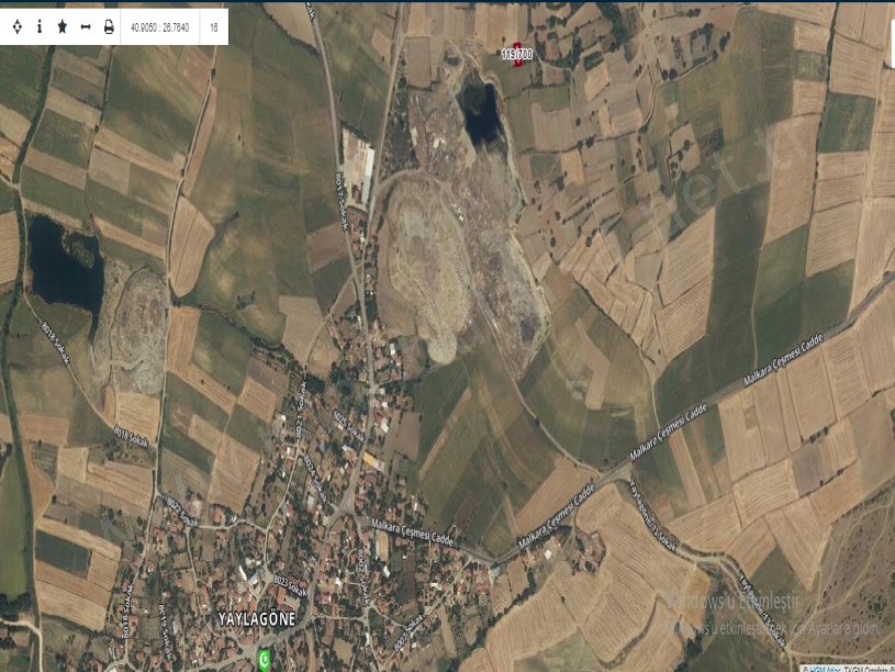 Tekirdağ Malkara Yaylagöne Mah , Satılık Tarla , 412 m2 Müstakil Evlerin Yakını Yolu Var