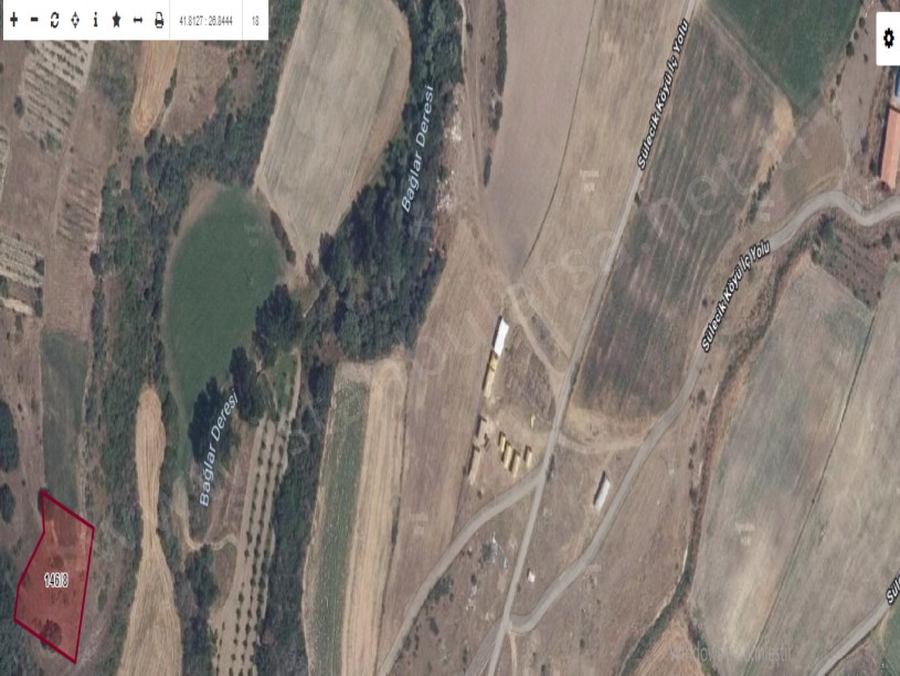 Edirne Süloğlu Sülecik Köyünde Satılık Tarla , 1,755 M2 Tek Tapu Köyün Dibinde