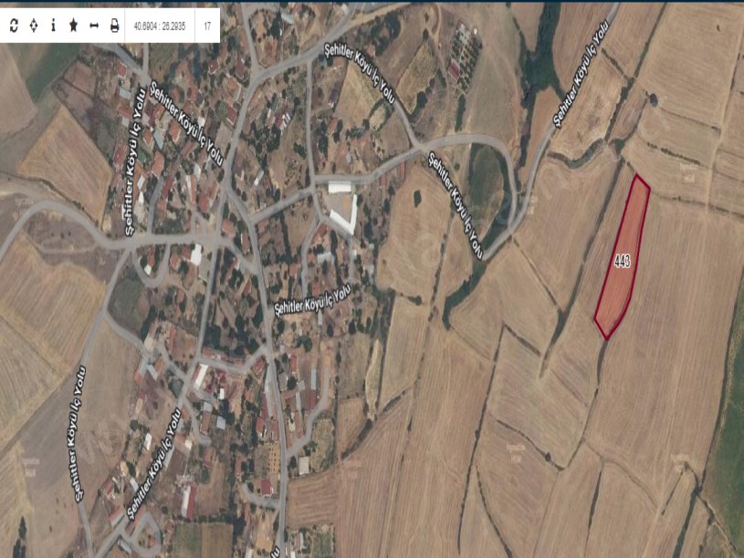 Edirne Enez Şehitler Köyü Satılık Tarla , 4 Dönüm Müstakil Resmi Yolu Var