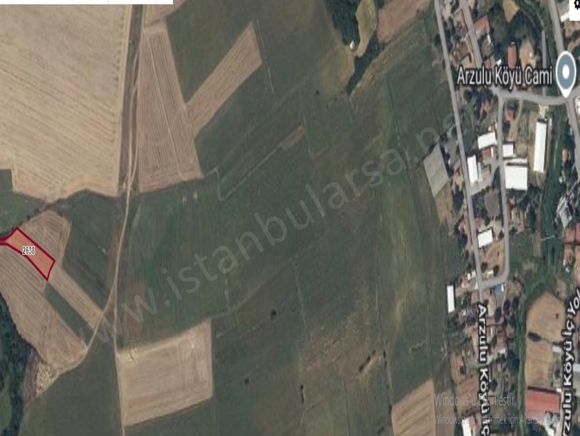 Tekirdağ Muratlı Arzulu Mah, Satılık Tarla , 2,080 m2 Müstakil Köye  Yakın