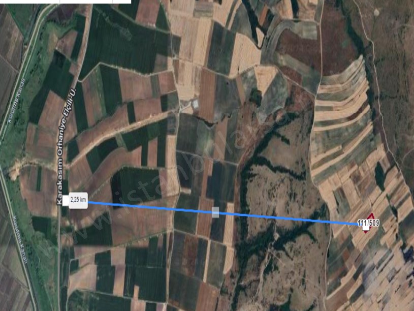Edirne Merkez Orhaniye Köyünde Satılık Tarla , 3,783 M2 Tek Tapu