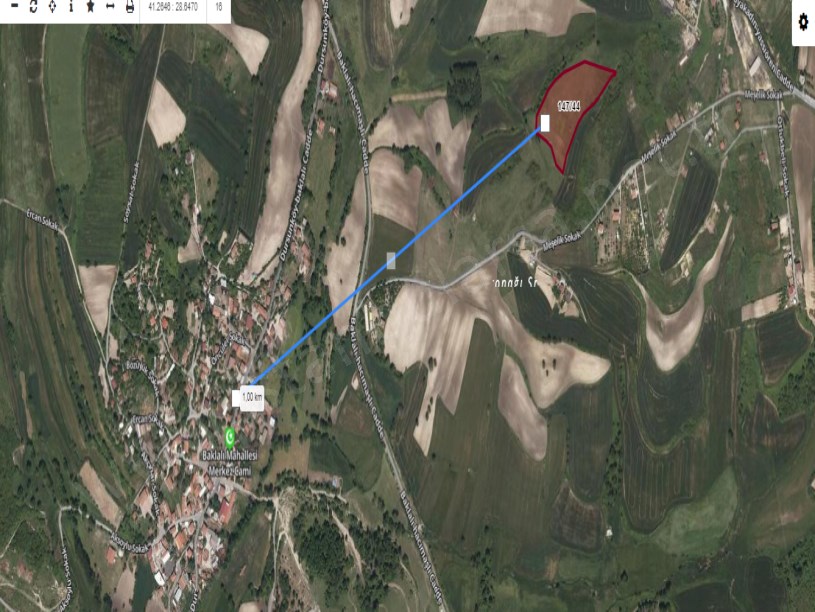 Arnavutköy Baklalıda Satılık Arsa , 207 M2 Hisseli Evlerin Yakını