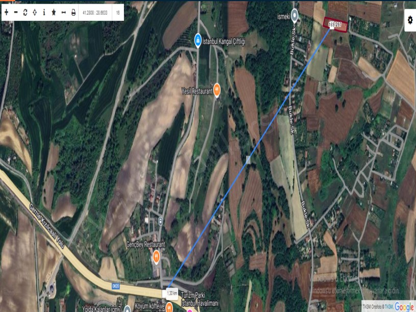 Arnavutköy Tayakadın Satılık Arsa , 665 m2 Çevrilebilir Yolu Var Evlerin Yakını