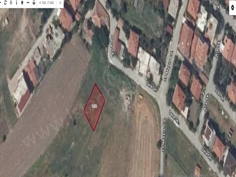 Tekirdağ Muratlı Muradiye Mah, Satılık Arsa , 387 m2 Müstakil Merkezde 