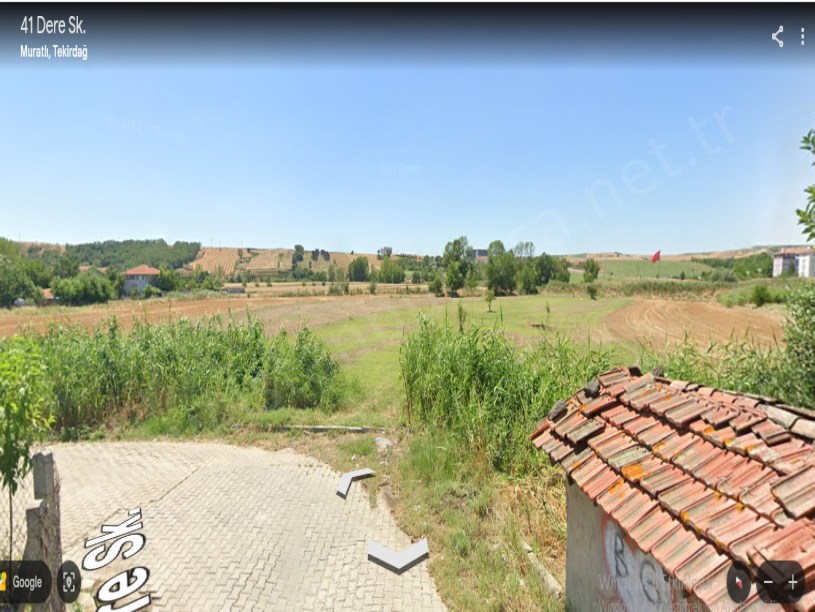 Tekirdağ Muratlı Muradiye Mah, Satılık Arsa , 387 m2 Müstakil Merkezde 