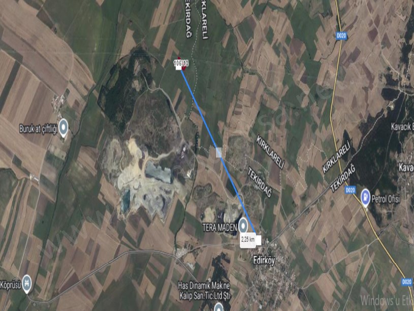 Tekirdağ Saray Edirköyde Satılık Arsa , 293 M2 Hisseli 