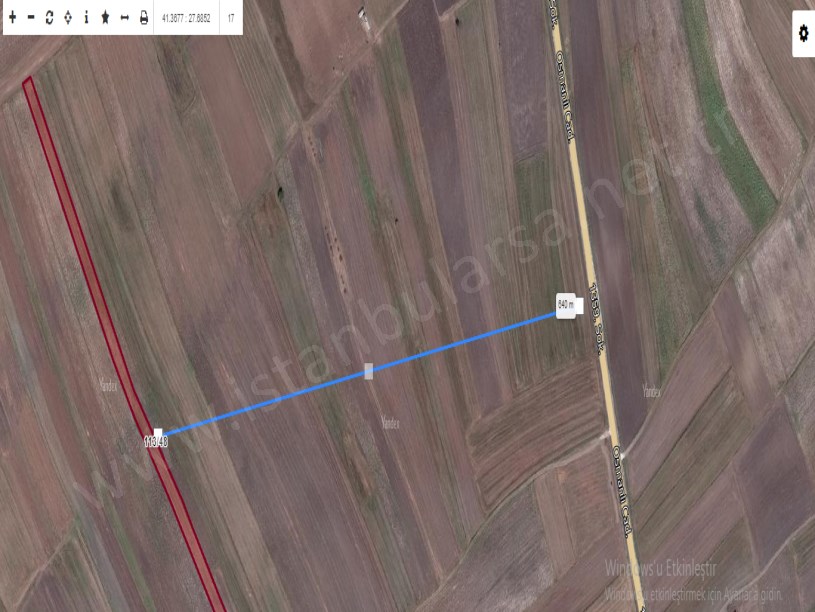 Tekirdağ Saray Osmanlı Köyünde  Satılık Arsa , 260 M2 Hisseli Çaplı