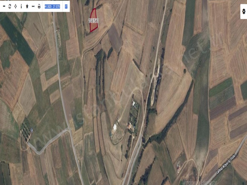 Tekirdağ Hayrabolu Lahna Mah , Satılık Tarla , 1,375 m2 Müstakil