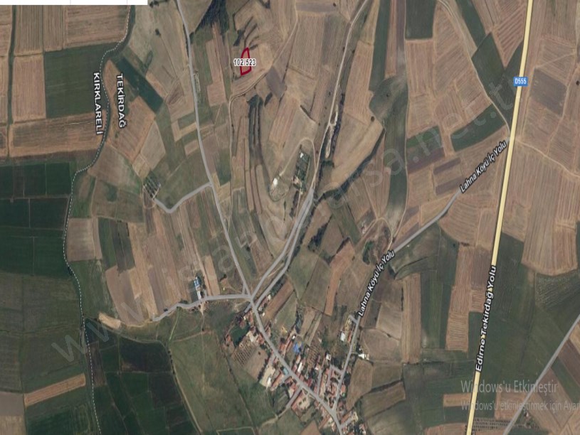 Tekirdağ Hayrabolu Lahna Mah , Satılık Tarla , 1,375 m2 Müstakil
