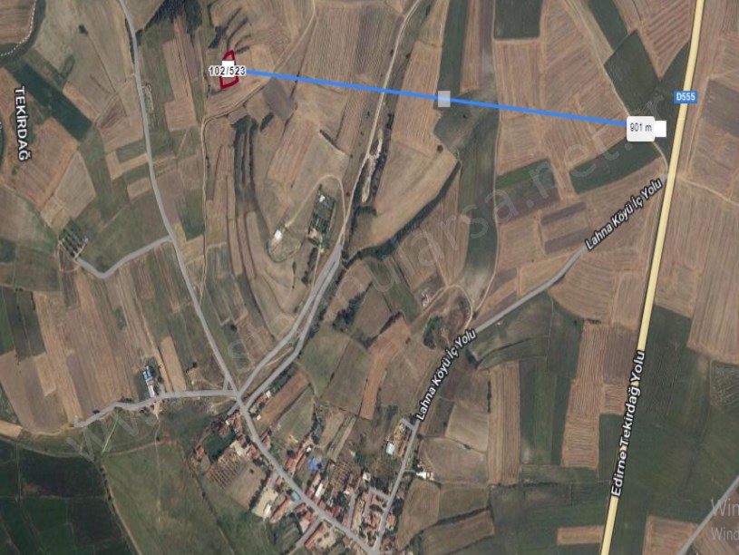 Tekirdağ Hayrabolu Lahna Mah , Satılık Tarla , 1,375 m2 Müstakil