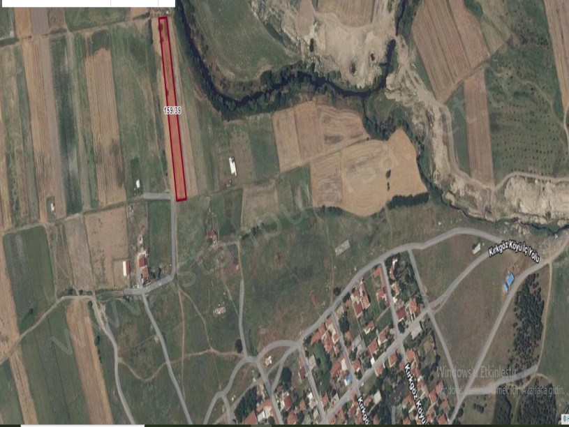 Tekirdağ Ergene Kırkgöz Mah , Satılık Tarla , 3,743 m2 Müstakil Yolu Var