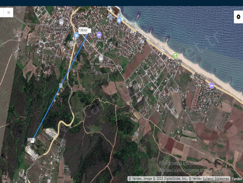 Arnavutköy Durusu Mah  Satılık Arsa , 268 m2 Denize Yakın Hisseli
