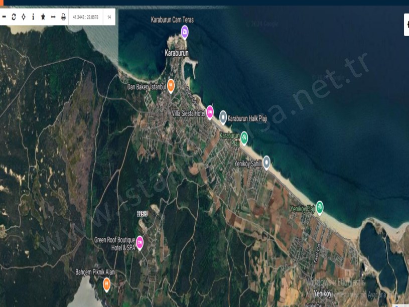 Arnavutköy Durusu Mah  Satılık Arsa , 268 m2 Denize Yakın Hisseli