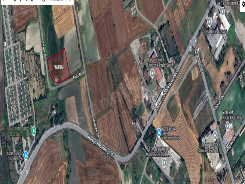 Arnavutköy Haraççıda Satılık Arsa , 225 M2 Hisseli Yolu Var Evlerin Yakını
