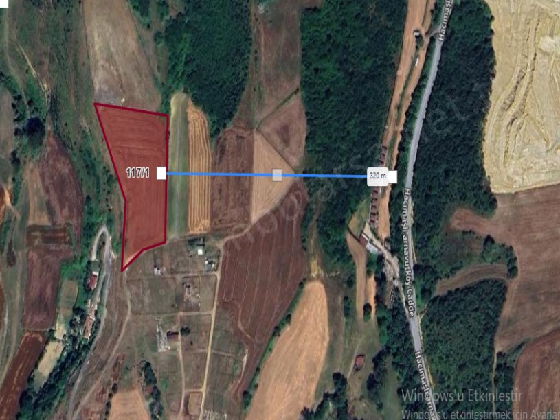 Arnavutköy Hacımaşlı  Satılık Arsa , 1,780 M2 Çaplı Evlerin Yakını Yolu Var