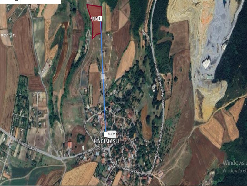 Arnavutköy Hacımaşlı  Satılık Arsa , 1,780 M2 Çaplı Evlerin Yakını Yolu Var