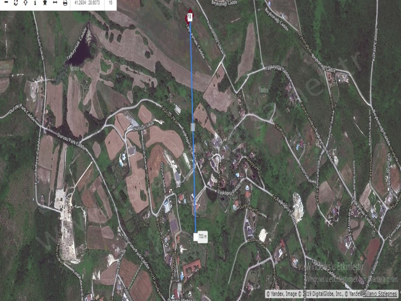 Arnavutköy Durusu Mah  Satılık Arsa ,  1000 M2 Müstakil Evlerin Yakını 