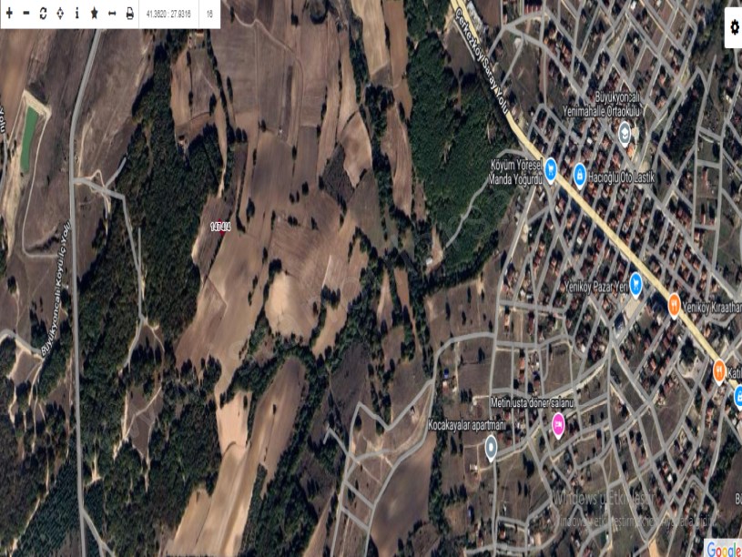 Tekirdağ Saray Büyükyoncalı Mah Satılık Arsa , 308 M2 Müstakil