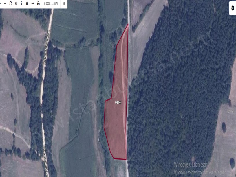 Çatalca Çiftlikköyde Satılık Arsa , 145 M2 Yola Cephe Çevrili Çaplı
