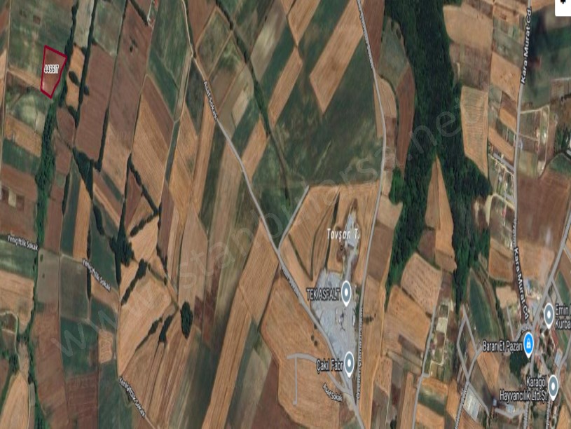 Silivri Gazitepede Satılık Arsa , 1,224 m2 Hisseli Çevrili Evlerin Yakını