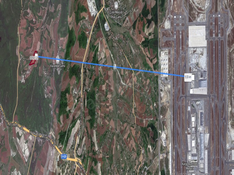 Arnavutköy Boyalıkta Satılık Arsa , 4,400 M2 Hisseli Yolu Var Evlerin Yakını 