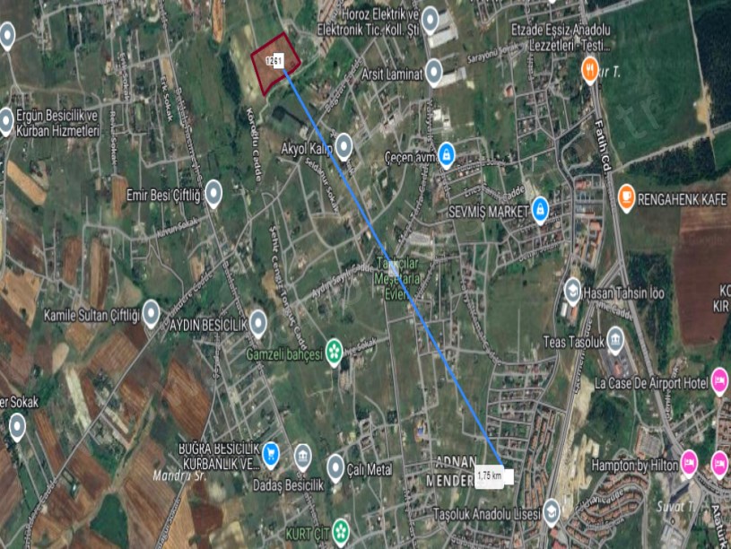 Arnavutköy Taşolukta Satılık Arsa , 400 M2 Hisseli İmarlı Yolu Var Evlerin Yakını