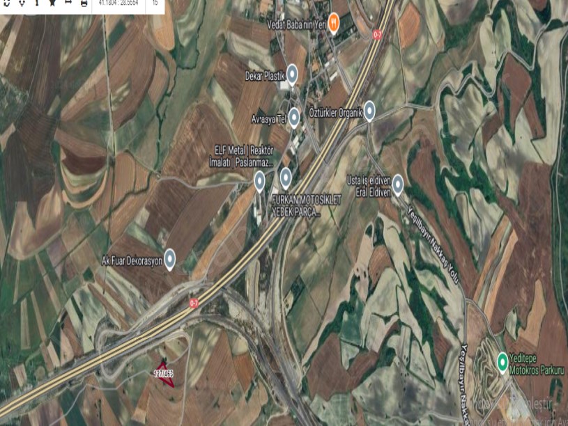 Çatalca Nakkaşta  Satılık Arsa ,  434 M2 Hisseli Yolu Var